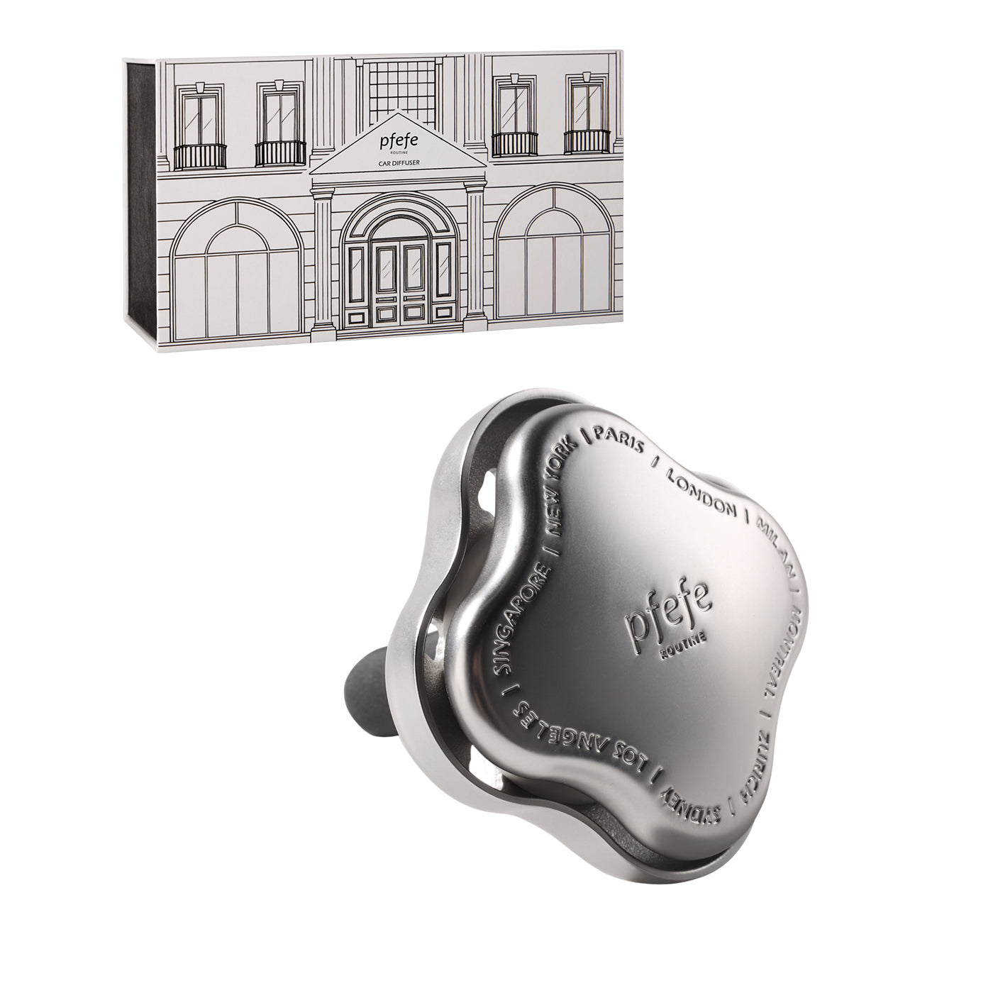 PFEFE Car Diffuser Silver