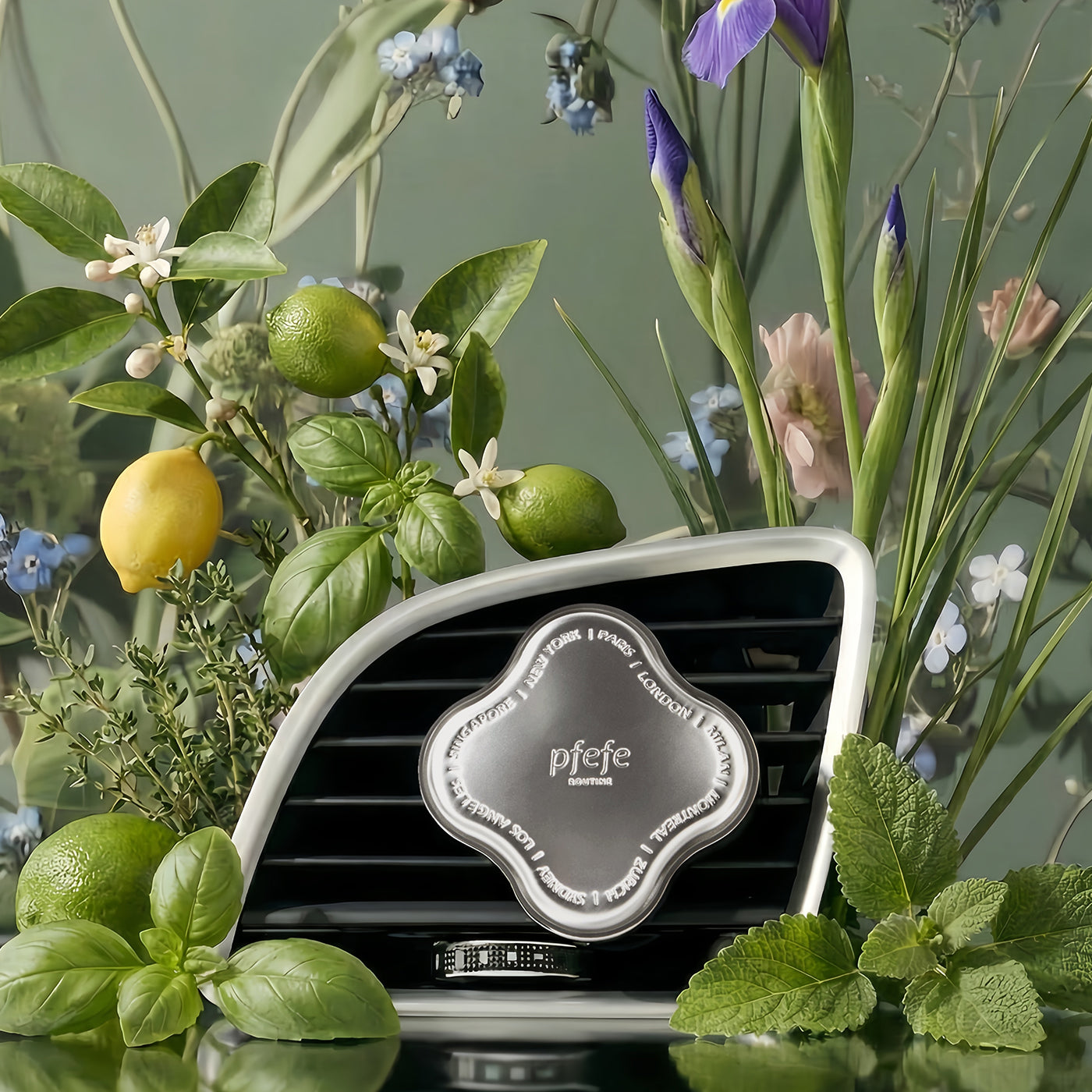 PFEFE Car Diffuser Silver